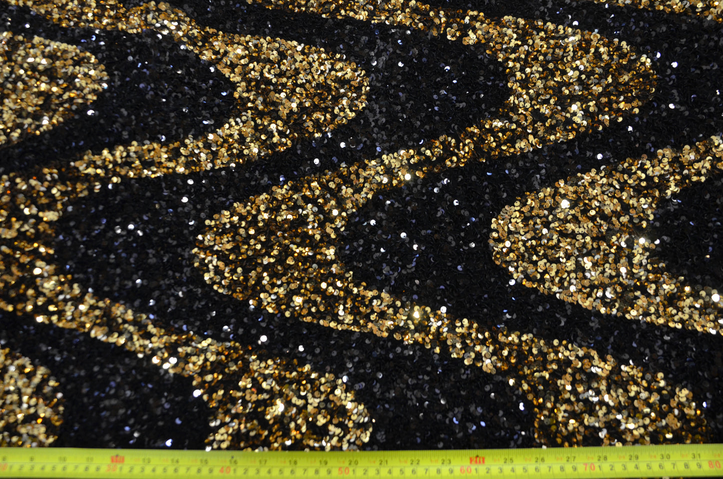 Wave Sequins Stretch Velvet Fabric by the Yard | Wave Sequins Velvet Fabric | 60" wide | Multiple Colors |