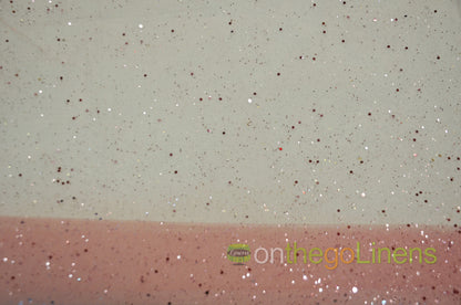 Tulle Glitter with Sequins Fabric by the Yard | Tulle filled with Glitter and Sequins | 60" Wide | Multiple Colors |