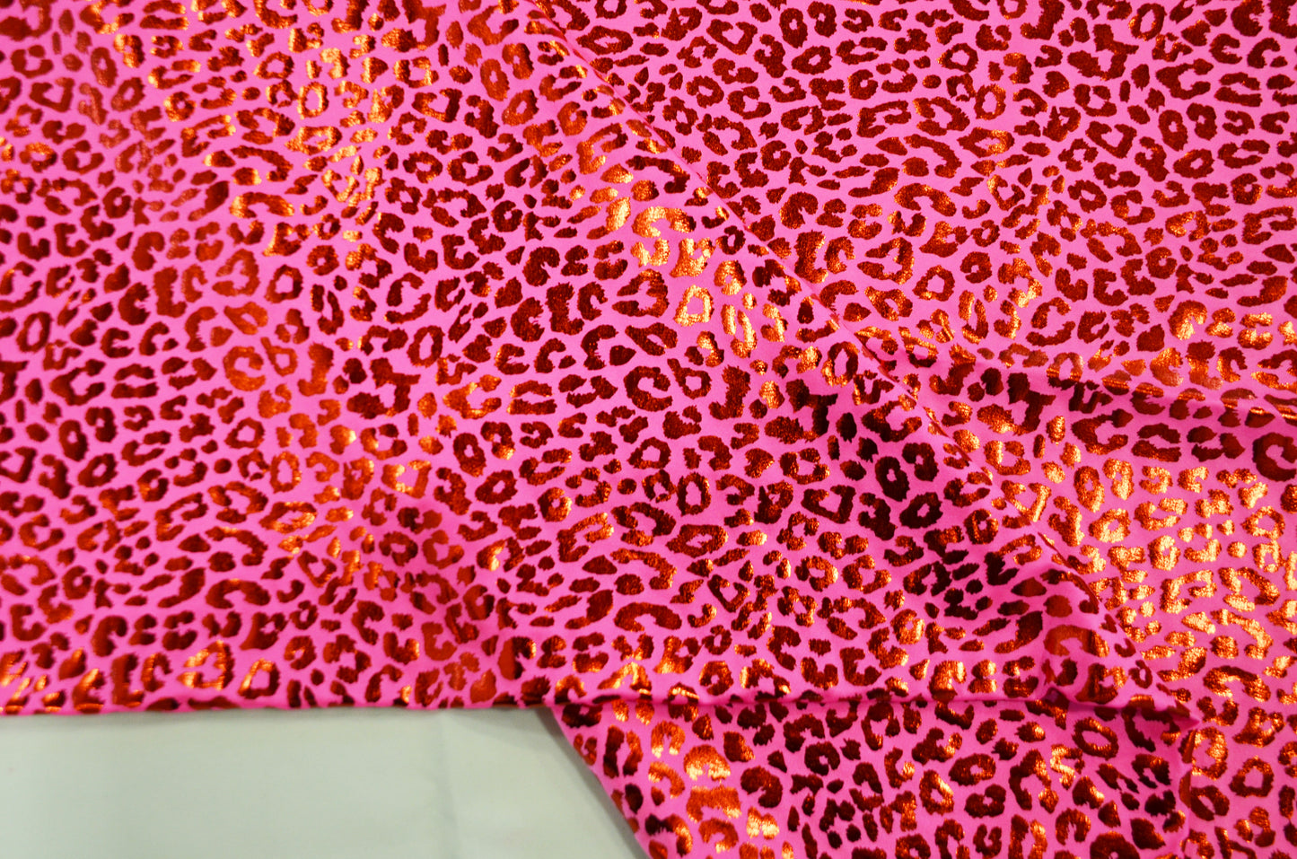 Cheetah Kiss Hologram Spandex Fabrics | Cheetah Print Spandex Fabric | 60" Wide | Dancewear Fabric |