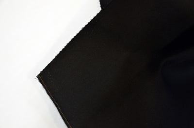 100% Cotton Canvas Fabric by the Yard | Dyed Black and Bleached White | 10 oz |Canvas Dyed Colors 10 oz Fabrics