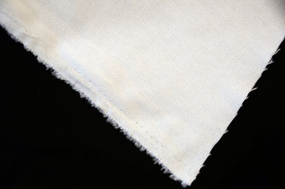100% Cotton Canvas Fabric by the Yard | Dyed Black and Bleached White | 10 oz |Canvas Dyed Colors 10 oz Fabrics
