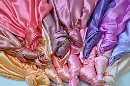 Charmeuse Satin Table Linens, Table Overlays, Table Drapes and Banquets | Multiple IFR Satin Colors |