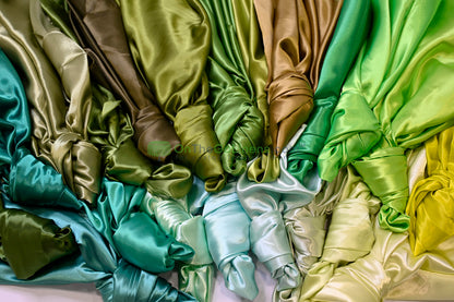 Charmeuse Satin Event Drapery Panels | IFR Charmeuse Satin Curtains | Multiple Colors |