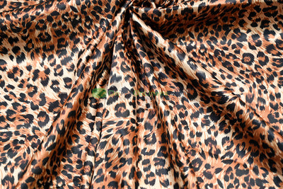Cheetah Charmeuse Satin Table Napkins & Chair Sashes | Silky Satin Cheetah Table Napkins & Chair Sash |