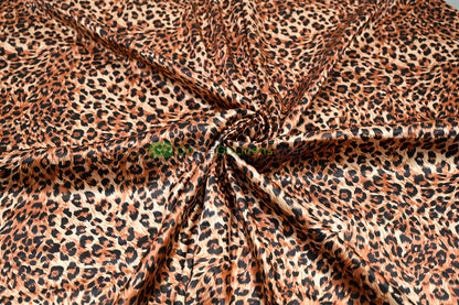Cheetah Charmeuse Satin Table Napkins & Chair Sashes | Silky Satin Cheetah Table Napkins & Chair Sash |