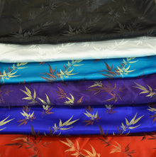 45" Chinese Brocade Bamboo Fabric by the Yard | Chinese Bamboo Design | Multiple Colors |