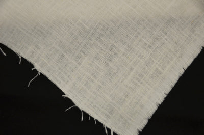 100% Natural Ramie Fabric by the Yard | 100% Ramie | 52/53" Wide | 280GSM | White, Ivory, Natural, Black |
