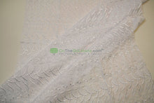 Cotton Eyelet Embroidery Design ONE | Double Scallop Finish | 80% Polyester 20% Cotton | 52” Wide