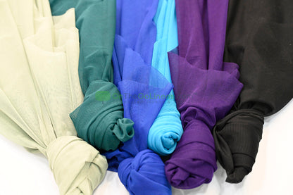 Power Mesh Spandex Fabric by the Yard | 60" Wide | Multiple Colors | 80/20 Nylon Spandex Blend |