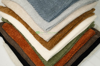 Cozy Chenille Upholstery Fabric by the Yard | Soft Woven Polyester for Furniture & Home Décor