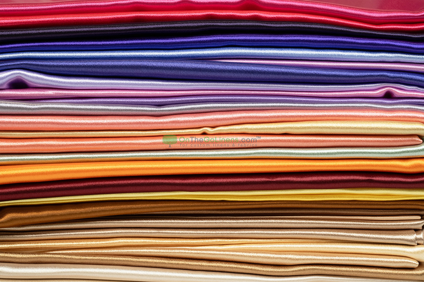 Superior Quality Japanese Crepe Back Satin Fabric by the Yard and Wholesale Bolt | 60" Wide | Multiple Colors |