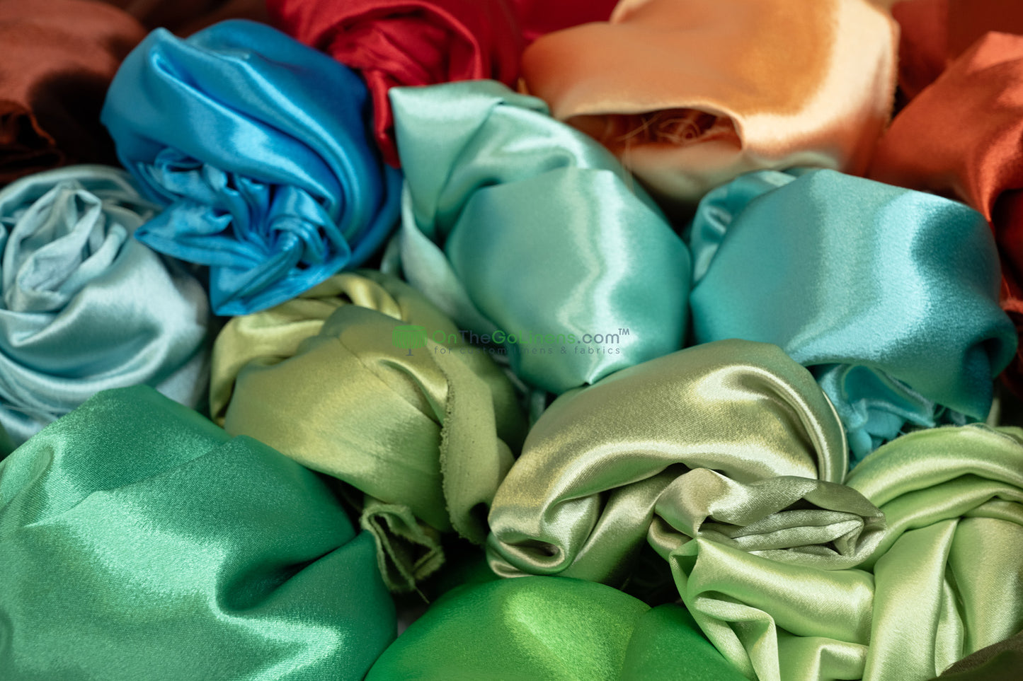 Superior Quality Japanese Crepe Back Satin Fabric by the Yard and Wholesale Bolt | 60" Wide | Multiple Colors |