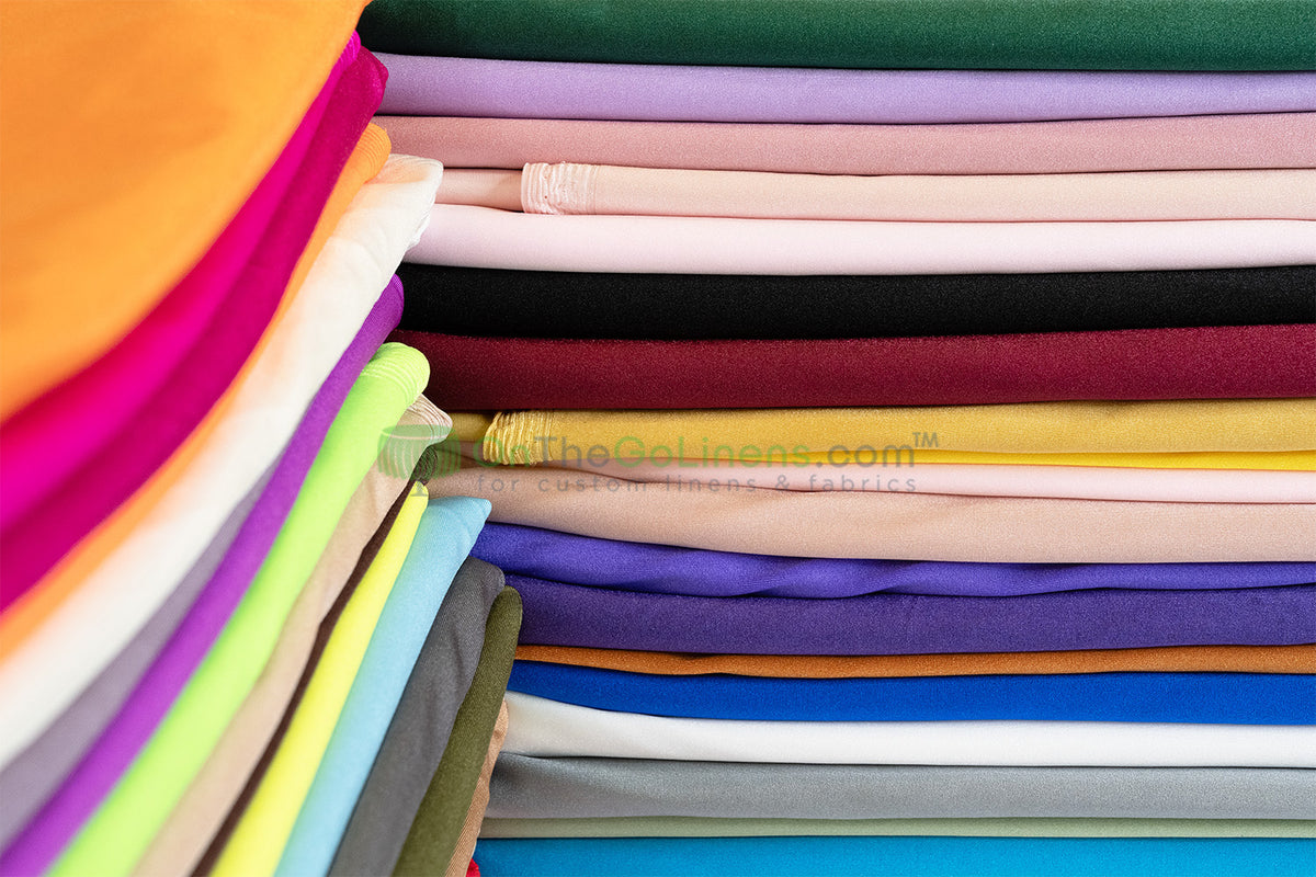 4 Way Stretch Nylon Spandex Fabric by the Yard 60" Wide 80% Nylon 20% Spandex