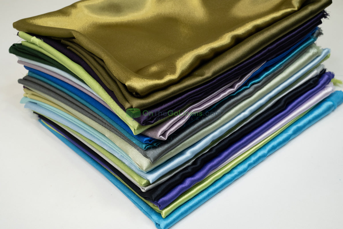 Crepe Back Satin Tablecloths, Table Overlays, Table Drapes & Banquets | Korean Quality |