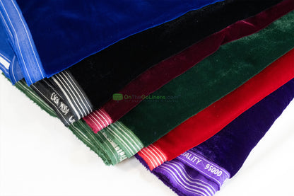 Luxury Micro Velvet Fabric | Crown Velvet by the Yard | 45" Wide | Assorted Colors
