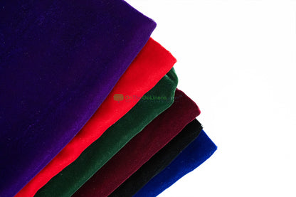 Luxury Micro Velvet Fabric | Crown Velvet by the Yard | 45" Wide | Assorted Colors