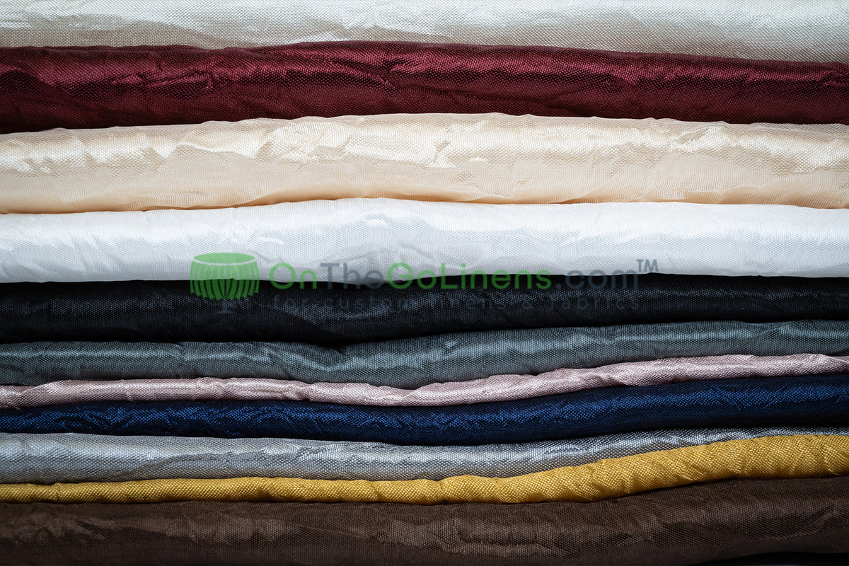 IFR Dull Crush Satin Fabric by the Yard 108" Wide Extra Wide Tergalet