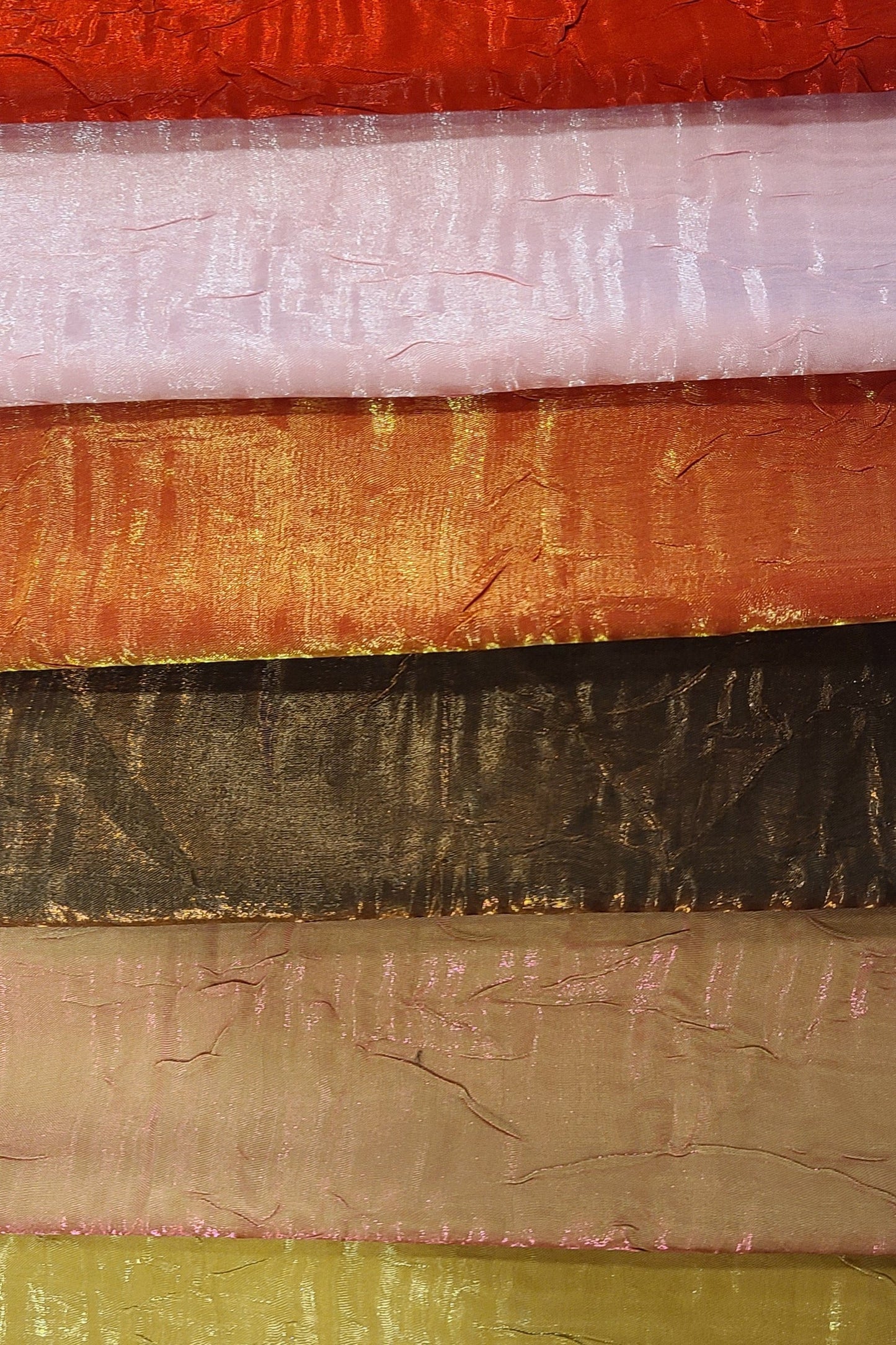 Iridescent Crush Shimmer Fabric by the Yard and Bolt | 54" wide | Galaxy Fabric |