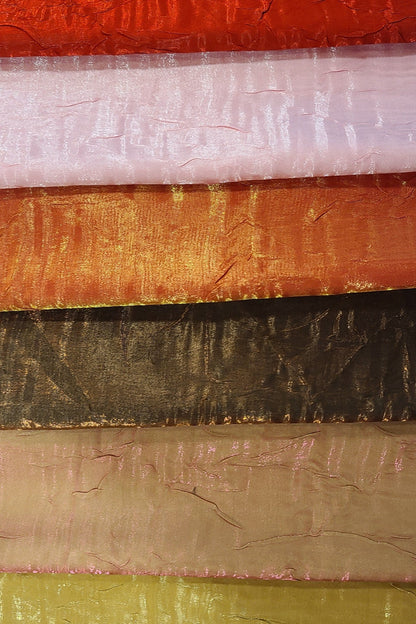 Iridescent Crush Shimmer Fabric by the Yard and Bolt | 54" wide | Galaxy Fabric |
