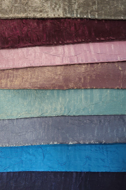 Iridescent Crush Shimmer Fabric by the Yard and Bolt | 54" wide | Galaxy Fabric |