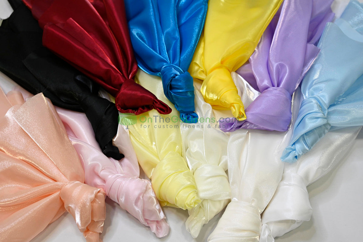 Japanese Crystal Satin | Lightweight Shimmer Fabric | Ideal for Dresses, Blouses & Gowns
