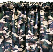 Army Camouflage Charmeuse Satin Event Drapery | Camouflage Drapery | Multiple Colors |
