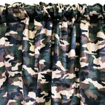 Army Camouflage Charmeuse Satin Event Drapery | Camouflage Drapery | Multiple Colors |