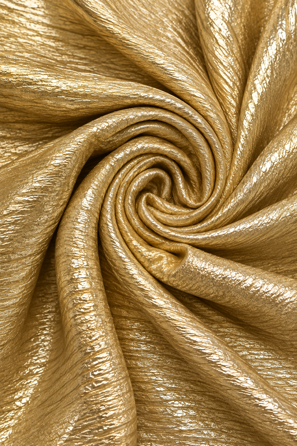 Crush Lame Fabric by the Yard 52" Wide Crease Metallic 100% Polyester