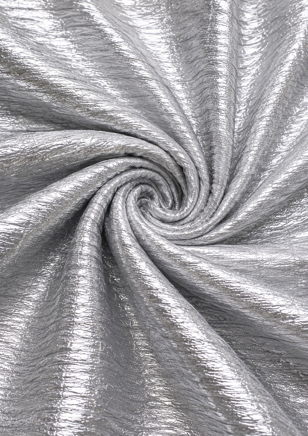 Crush Lame Fabric by the Yard 52" Wide Crease Metallic 100% Polyester