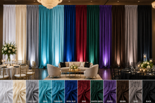 IFR Extra Wide Visa Polyester Event Drapery Panels 10ft Wide 100% Polyester