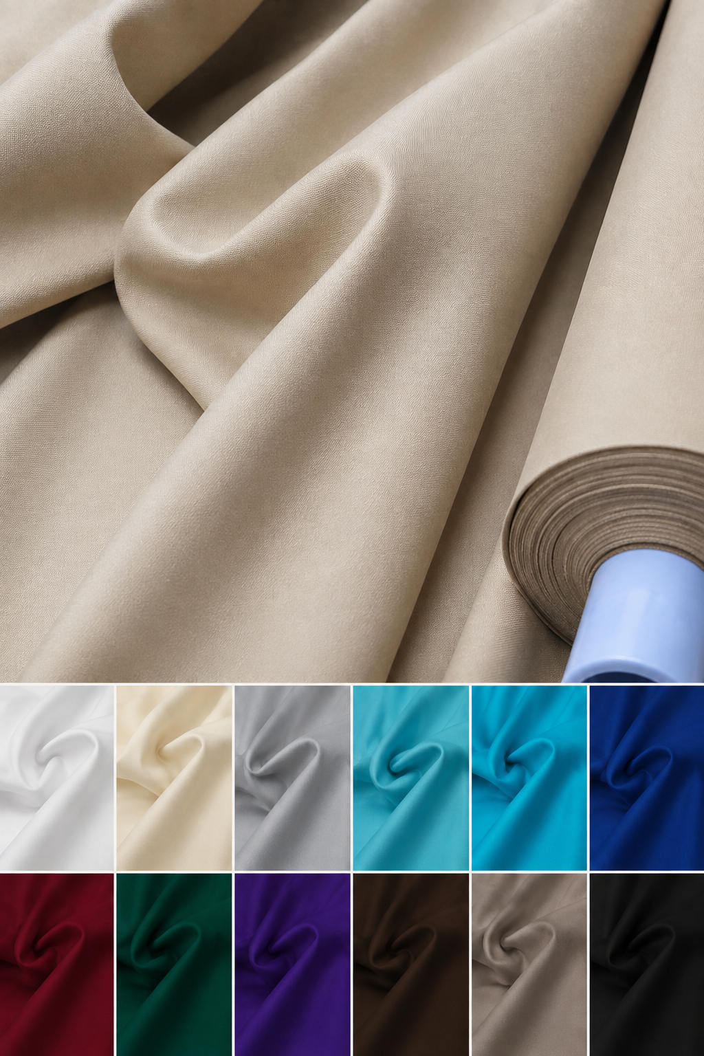 IFR Extra Wide Visa Polyester Fabric by the Yard & Bolt 124" Wide 100% Polyester