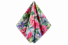 Flower Blossom Floral Satin Table Napkins for Weddings & Events