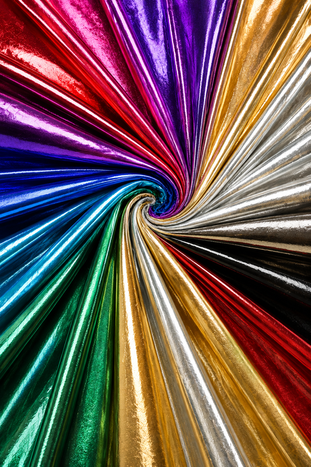 Foil Spandex Lame Fabric by the Yard 60" Wide Metallic Stretch Fabric