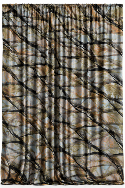 Galaxy Abstract Satin Event Drapery Panels for Events, Parties & Decor