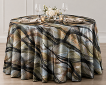 Galaxy Abstract Satin Print Table Linens & Tablecloths 100% Polyester