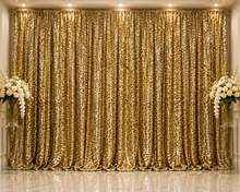 Gatsby Sequin Event Drapery Panels All-Over Sewn Sequins in Multiple Colors
