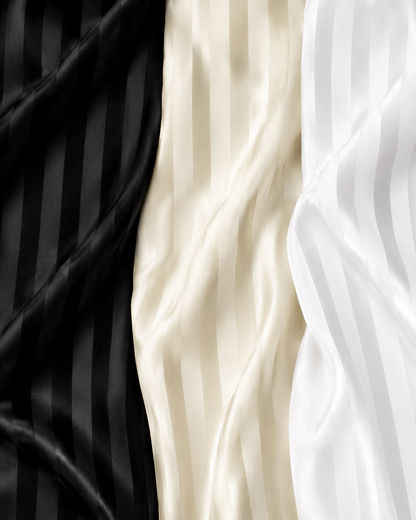 Bridal Satin 1" Tuxedo Stripe Fabric by the Yard & Wholesale Bolt 60" Wide