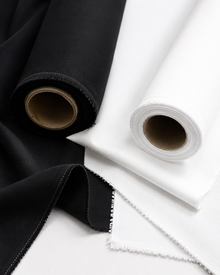 10 oz 100% Cotton Canvas Fabric by the Yard in Black and White