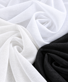 IFR Batiste Slub Voile Fabric 118" Wide Inherently Fire Retardant Polyester