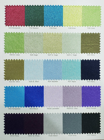 Crepe Back Satin Fabric by the Yard & Bolt | Korea Quality | 60" Wide |