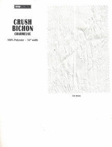 Crush Charmeuse Tablecloths, Table Drapes, Table overlays and Banquets | Crush Bichon Tablecloth |