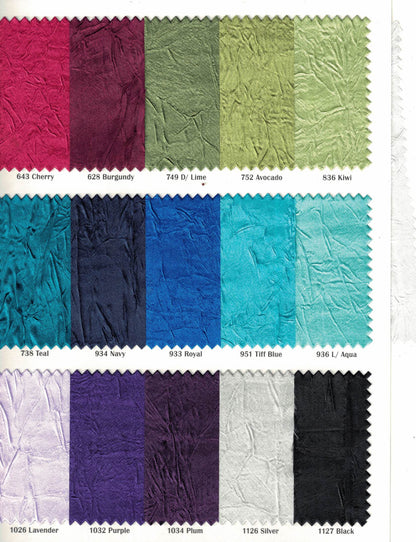 Crush Charmeuse Fabric Sold by the Yard | Silky Soft Crush Charmeuse Fabric | Crush Bichon Fabric |