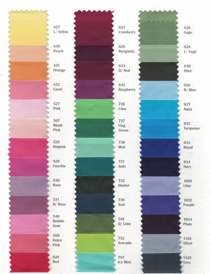 IFR Polyester Lining Fabric by the Yard & Bolt | Lining Fabric | 60" Wide | Garments & Tent Lining Decor | Inherently Fire Retardant |