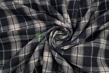 Plaid Flannel Fabric | Brushed Cotton Face | 80% Polyester 20% Cotton | 7 oz | Soft & Cozy Apparel Fabric