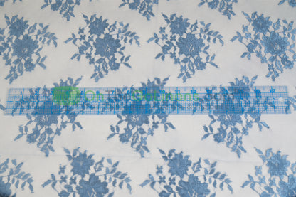 Chantilly Lace Fabric by the Yard Lightweight Sheer Floral Bridal & Evening Wear