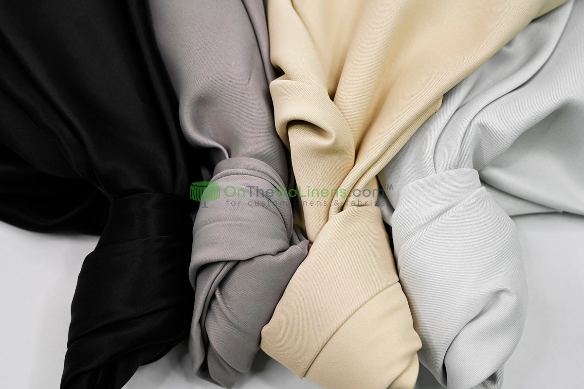 FR Blackout Drapery Lining | Dim-Out Blackout | 100% Polyester | 58" Wide | 230 GSM | NFPA 701 + CA Title 19