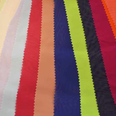 IFR Chiffon Fabric by the Yard & Wholesale Bolt | 100% Polyester Chiffon Fabric | Multiple Colors |