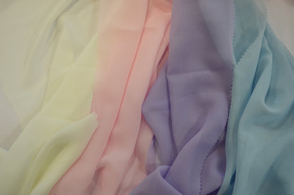 IFR Chiffon Fabric by the Yard & Wholesale Bolt | 100% Polyester Chiffon Fabric | Multiple Colors |
