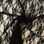 Vintage Stretch Lace Tablecloths | Giselle Stretch Floral Lace Table Linens for Weddings and Events