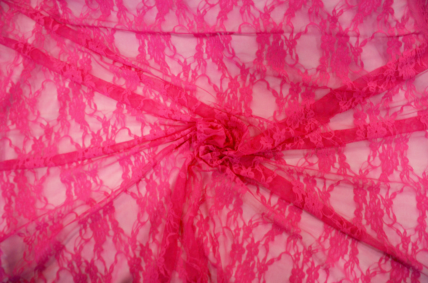 Vintage Stretch Lace Fabric | Giselle Stretch Floral Lace Fabric by the Yard | 58" Wide | Poly Spandex |